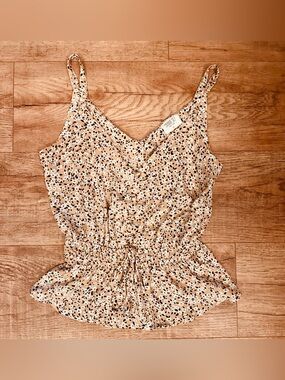 Sienna Sky Floral Boho Sleeveless Blouse Size XS